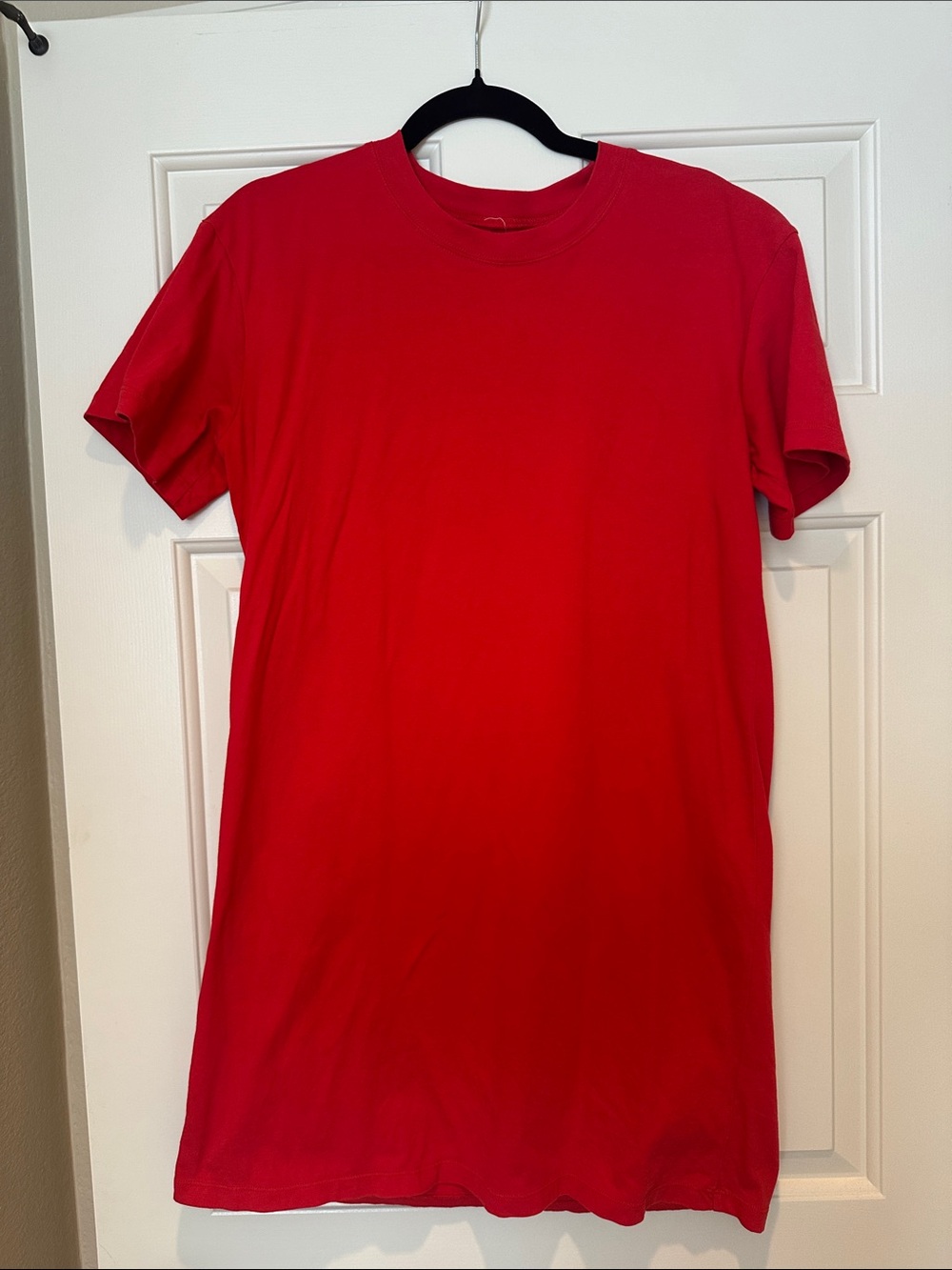 Madewell Red Tshirt Dress